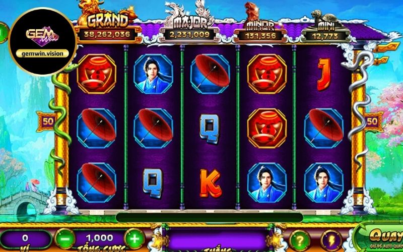 Quay hũ Thanh xà bạch xà Gemwin