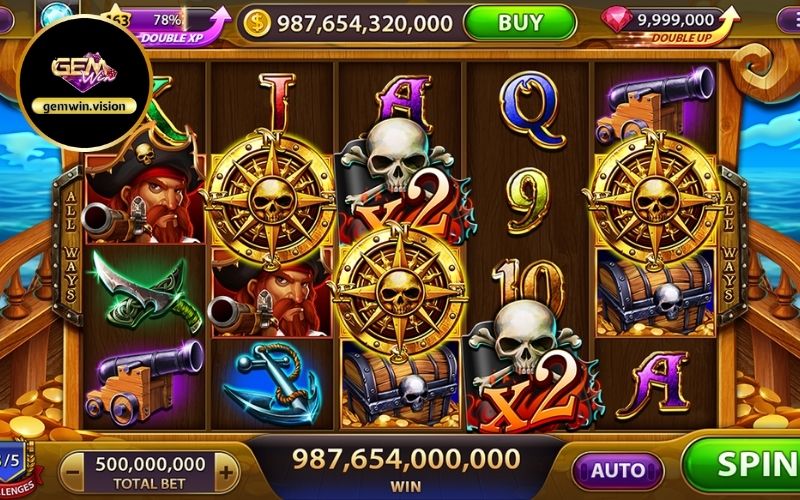 Slots game Pirate King Gemwin